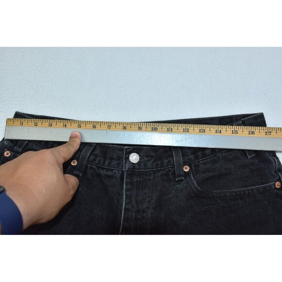 Levis 550 Men's Jeans Size 36x36 Black Straight Leg Denim Relaxed Fit Vintage - Picture 16 of 16
